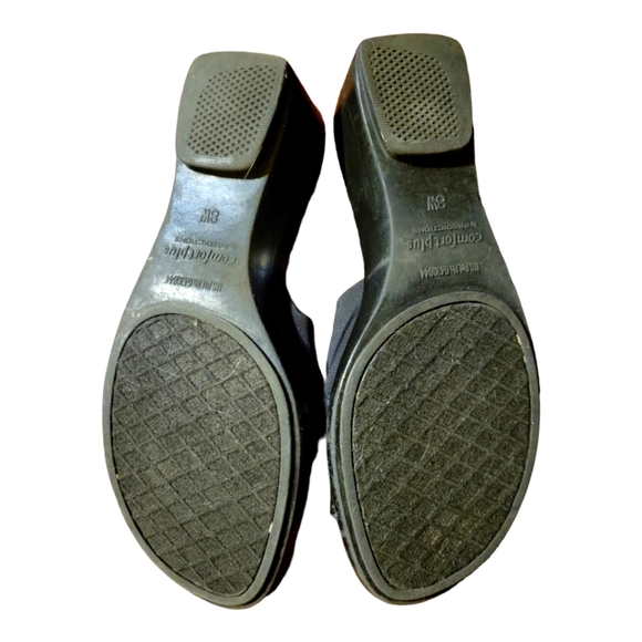 Comfort Plus by Predictions Black Y2K Slides Sz 8W - Picture 7 of 8